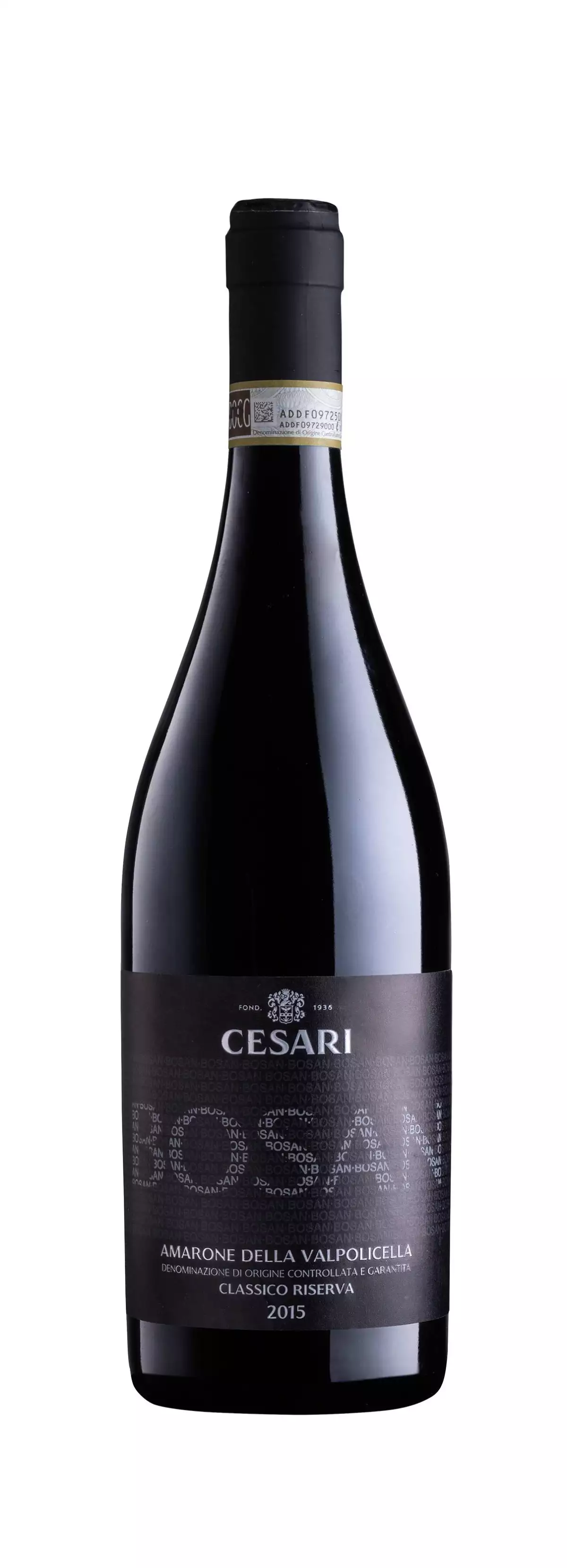 Immagine vino Amarone della Valpolicella Classico Riserva DOCG Bosan 2015 Immagine vino Amarone della Valpolicella Classico Riserva DOCG Bosan 2015