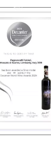 Bottiglia Moscato di Scanzo Docg 2018