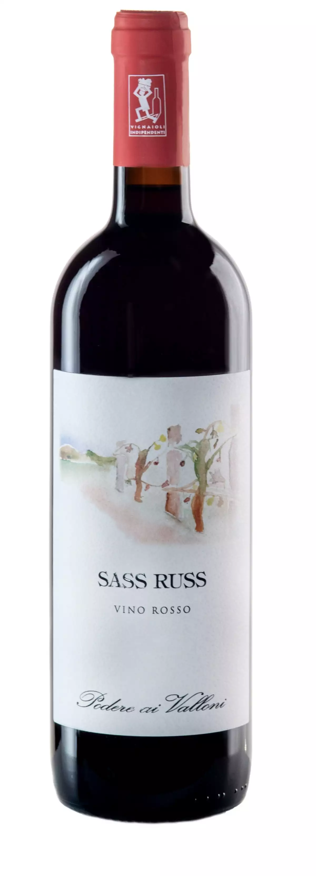 Bottiglia Vino Rosso bio Sass Russ