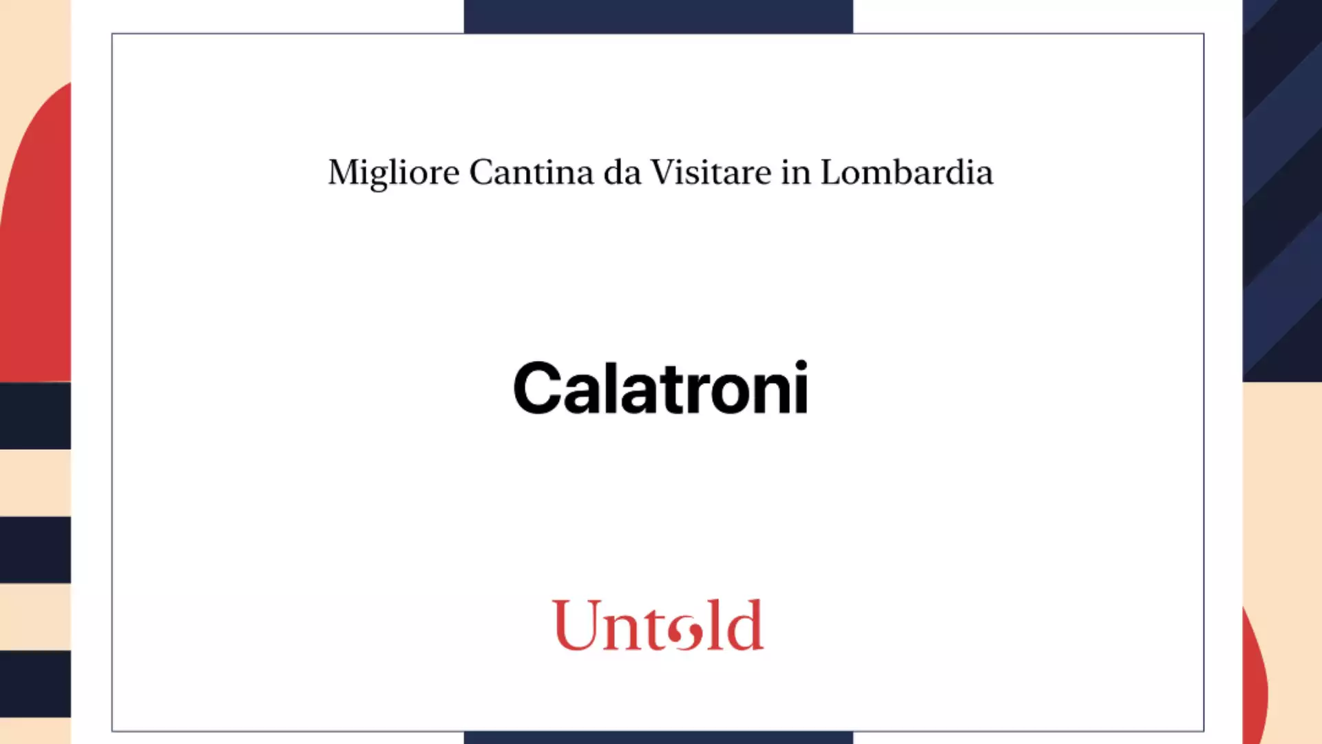 Azienda agricola Calatroni