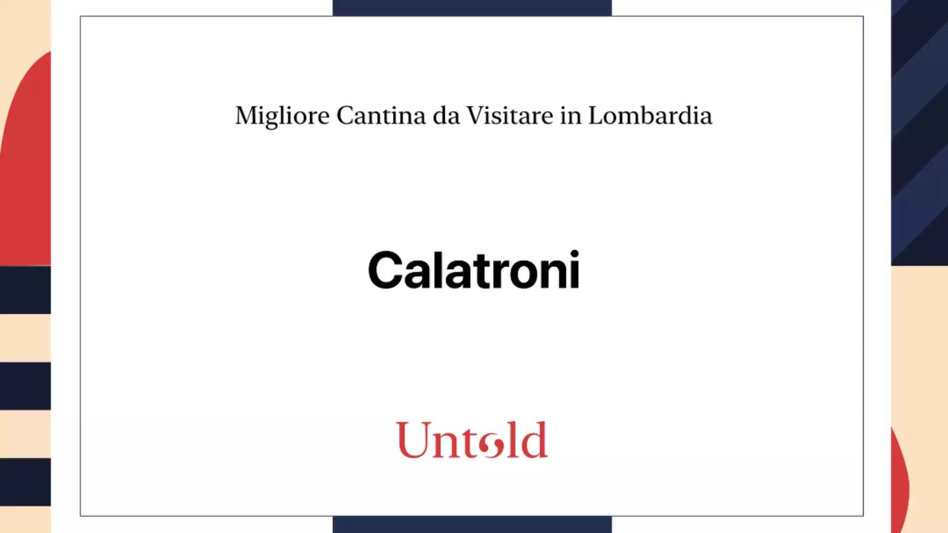 Azienda agricola Calatroni