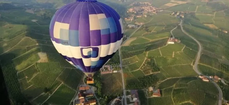 Immagine visita Volo in compagnia al profumo di Langa cantina Giro in mongolfiera